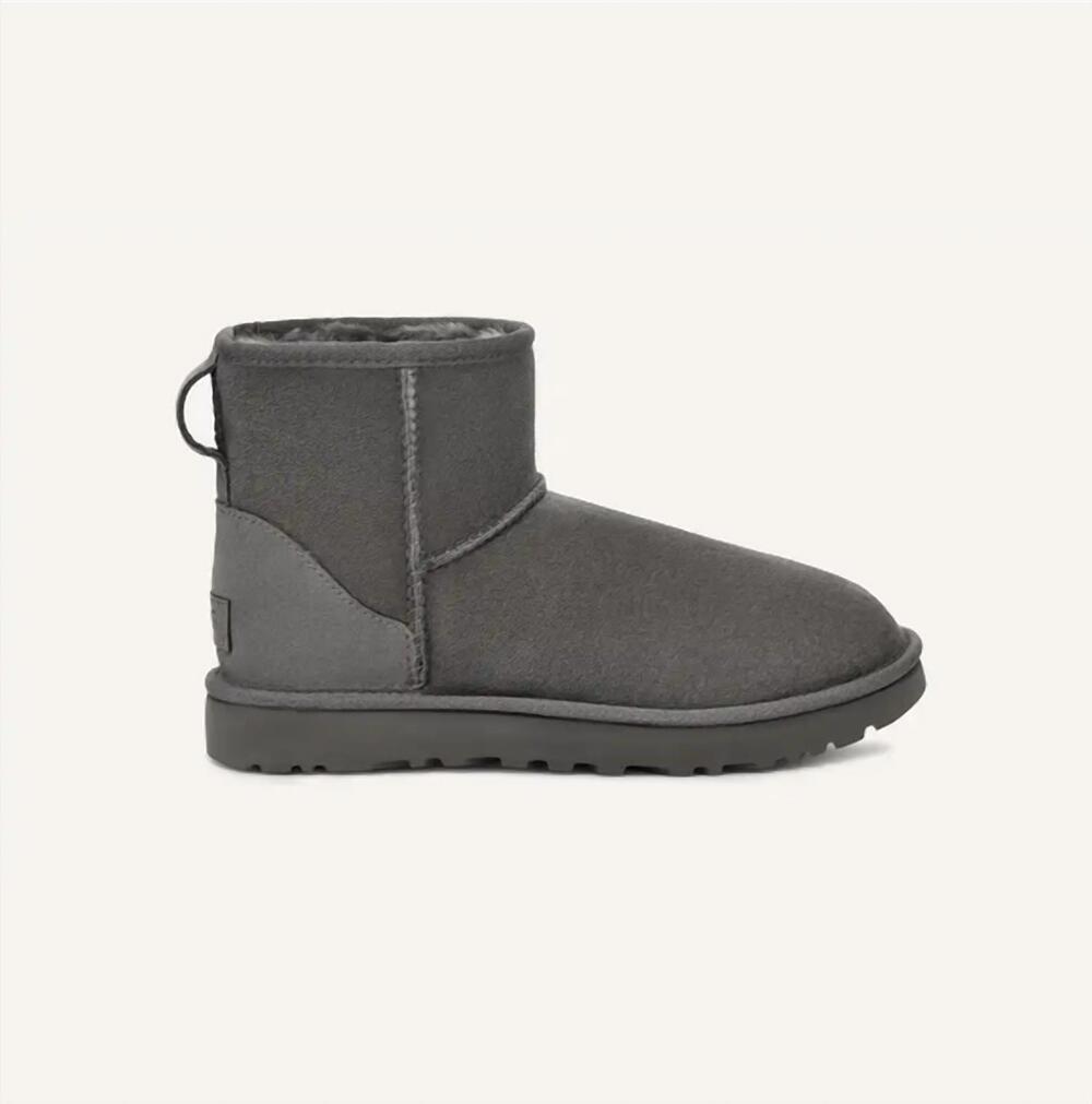 NEW UGG women's classic mini ii boot in grey